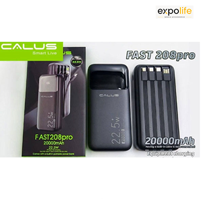 پاوربانک 22.5 وات کالوس مدل Fast208pro ظرفیت 20000 میلیآمپر