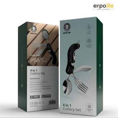 قاشق و چنگال کمپینگ گرین لاین مدل Cutlery Set