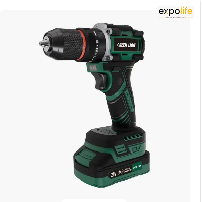 دریل شارژی چکشی Green Lion GD-14 مدل GNGD14D21VGN