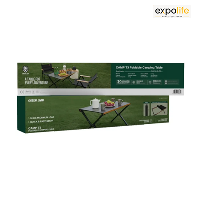 میز کمپینگ تاشو گرین لاین مدل Camp T3 Foldable Camping Table