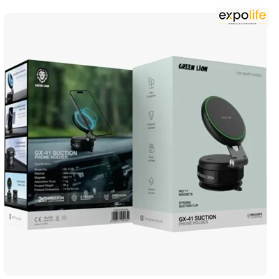 پایه نگهدارنده گوشی گرین لاین مدل GX-41 مگ سیف وکیومی
