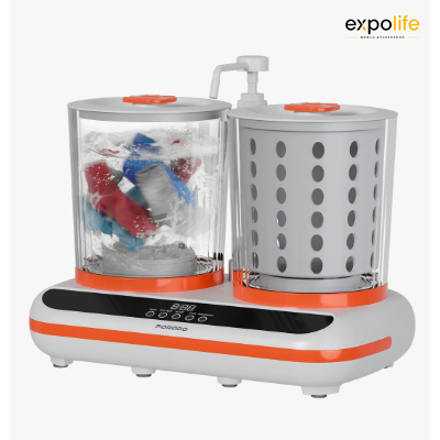 مینی لباسشویی و خشک کن شارژی مدل Launder Twin PDLFSTHP200