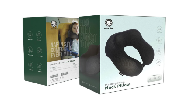 بالش گردنی مموری فوم گرین لاین مدل GNMEFMNECK